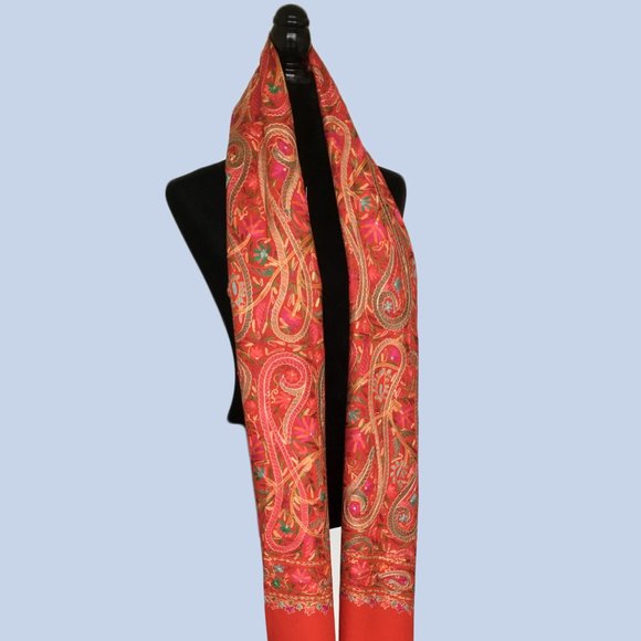 Warm and cozy scarf | evening shoulder wrap, Travel and wedding wrap, Pashmina - Picture 6 of 8